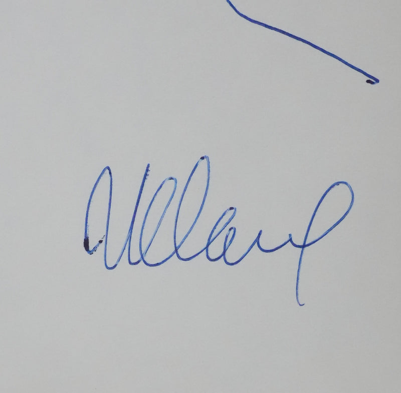 Maurice CLARCK : Un trait arborescent, Autographe et dessin original signé