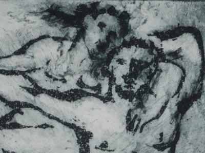 Mija ALLOUCHES : Le centaure, Gravure originale signée