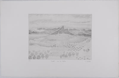 Camille COMBE : Ruées sur la Crète, Gravure originale signée