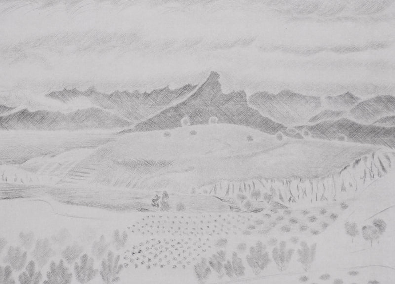 Camille COMBE : Ruées sur la Crète, Gravure originale signée