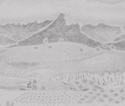 Camille COMBE : Ruées sur la Crète, Gravure originale signée
