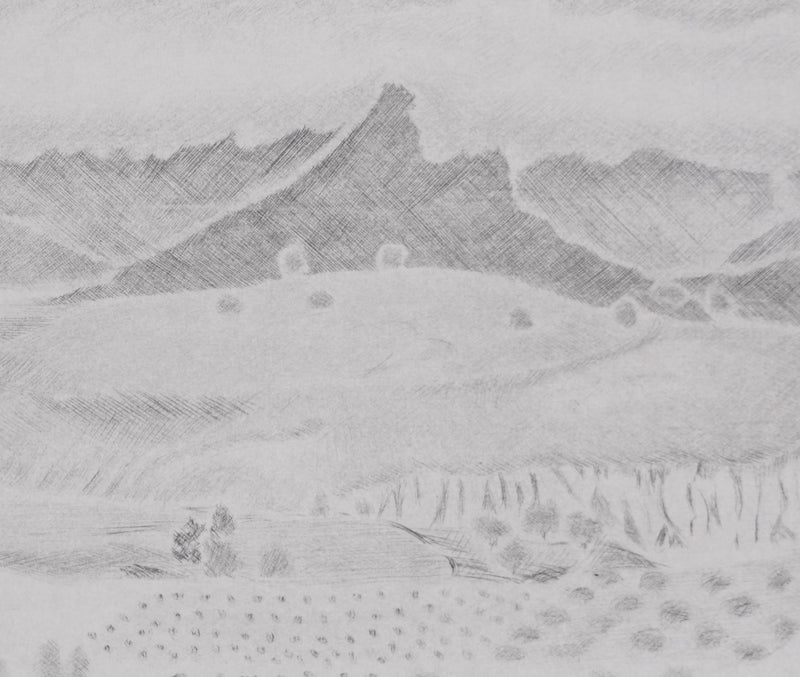 Camille COMBE : Ruées sur la Crète, Gravure originale signée