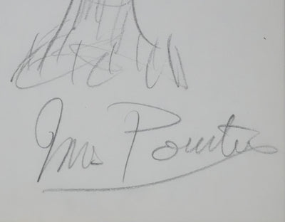 MONSIEUR POINTU : L'arbre musical, Autographe et dessin original signé