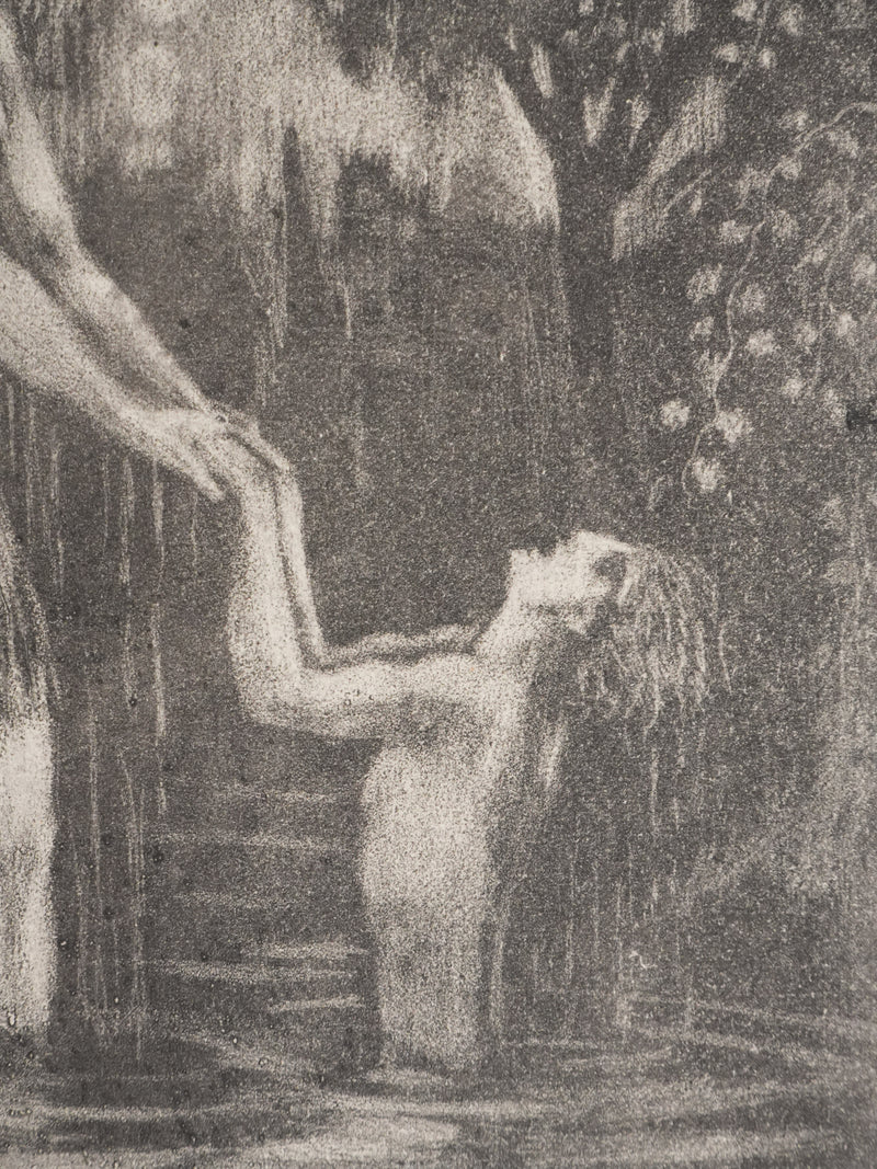 Raphael DROUART : Hermaphrodite et Salmacis, Gravure originale