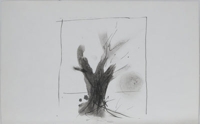 Pierre-Yves TREMOIS : L'arbre en noir, Dessin original signé