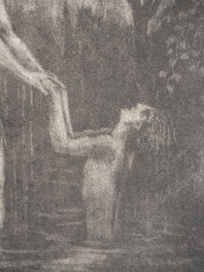 Raphael DROUART : Hermaphrodite et Salmacis, Gravure originale