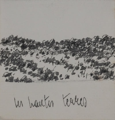 Victorien GALIERE : Les hautes terres, Dessin original signé