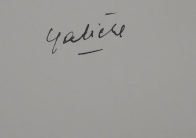 Victorien GALIERE : Les hautes terres, Dessin original signé