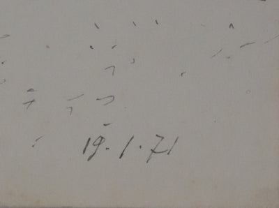 Victorien GALIERE : Le butin s'envolant, Dessin original