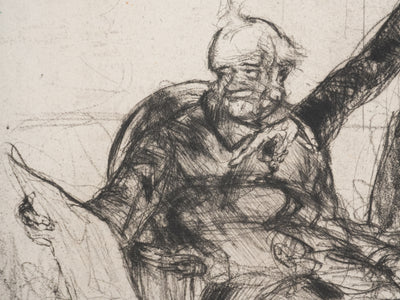 Armand COUSSENS : Lecture matinale, Gravure originale