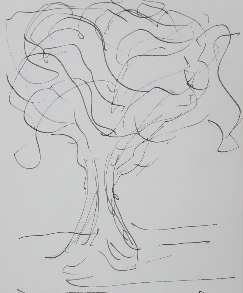 René CLAIR : Les branches emmêlées, Autographe et dessin original signé