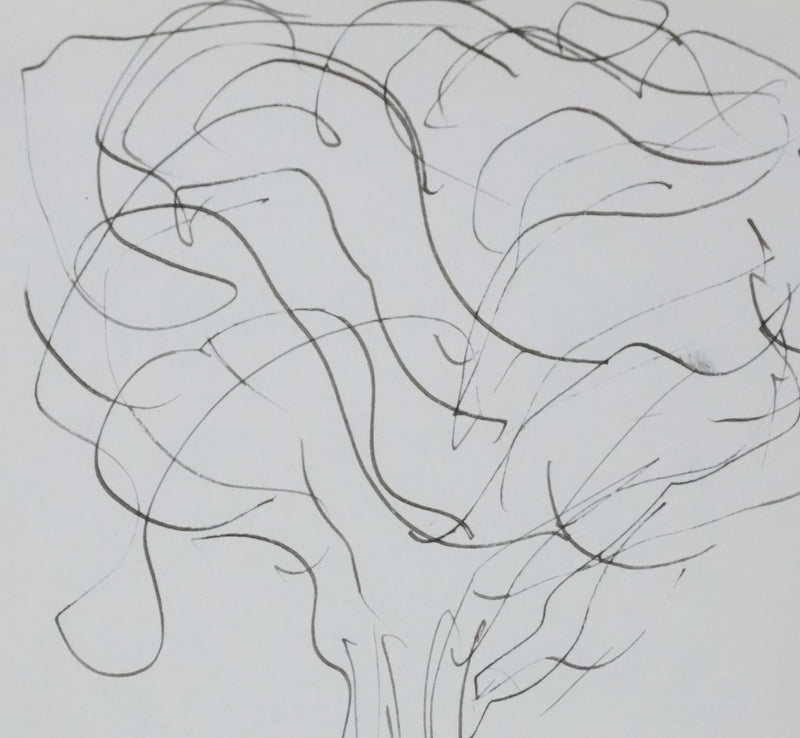 René CLAIR : Les branches emmêlées, Autographe et dessin original signé