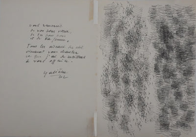 Victorien GALIERE : Les hautes herbes, Dessin original