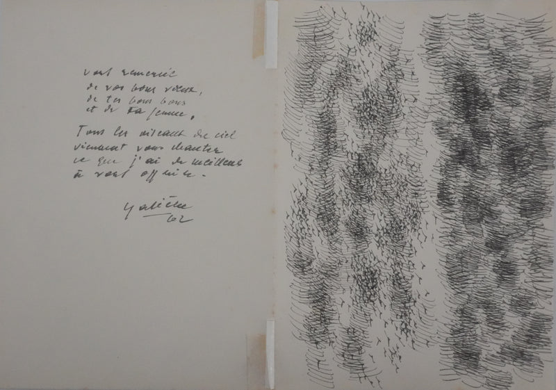 Victorien GALIERE : Les hautes herbes, Dessin original