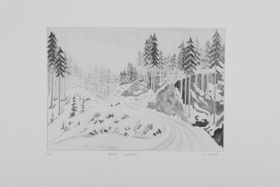 Camille COMBE : Molto Cantabile, Gravure originale signée