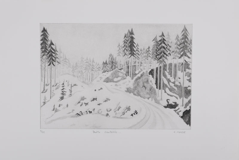 Camille COMBE : Molto Cantabile, Gravure originale signée