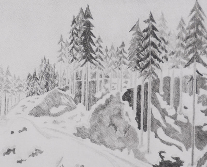 Camille COMBE : Molto Cantabile, Gravure originale signée