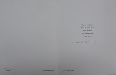 Alain BUYSE : La Main, Sérigraphie originale