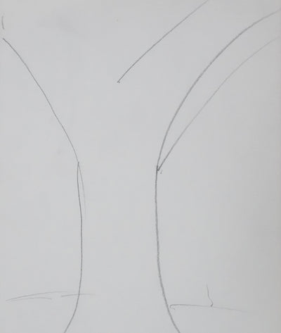 Simone BLOCH : L'arbre de près, Autographe et dessin original signé