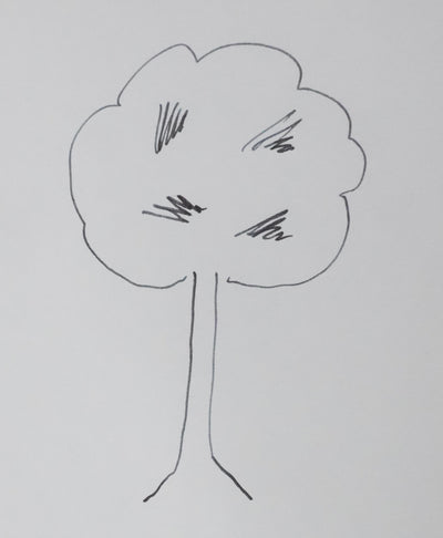 Jean-Roger KAUFFMANN : Le feuillage aux ombres, Autographe et dessin original signé