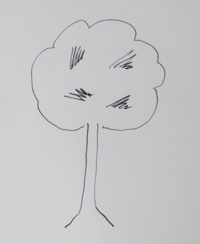 Jean-Roger KAUFFMANN : Le feuillage aux ombres, Autographe et dessin original signé