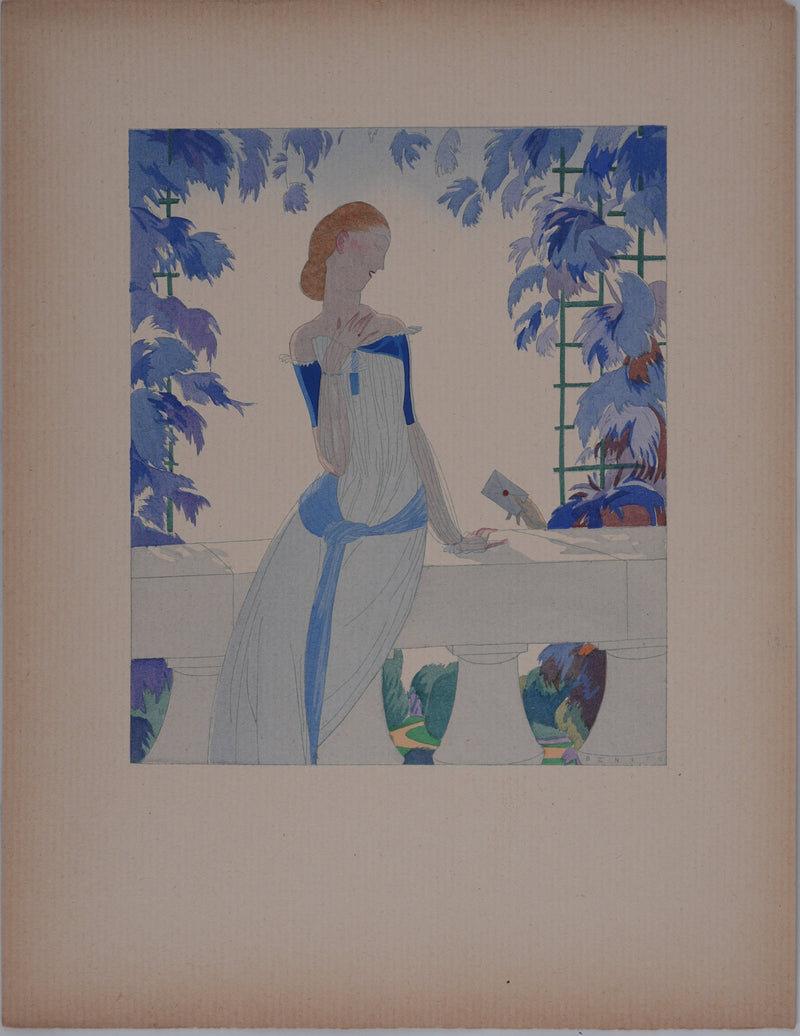 Eduardo Garcia BENITO : La lettre, Lithographie originale signée