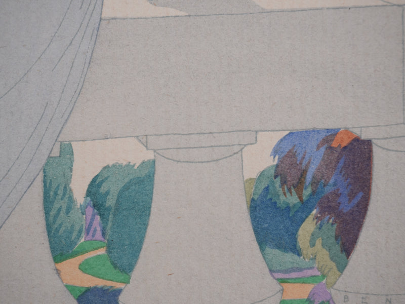 Eduardo Garcia BENITO : La lettre, Lithographie originale signée