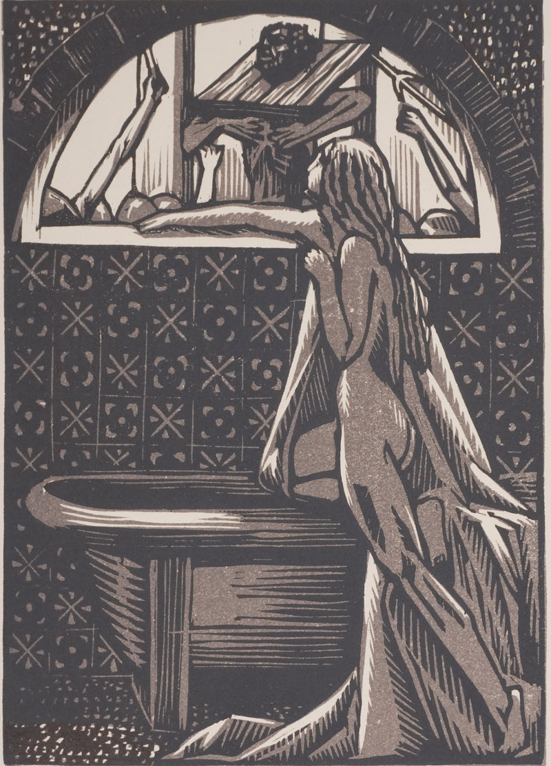 Raphael DROUART : La tentation de Saint Antoine, Gravure originale