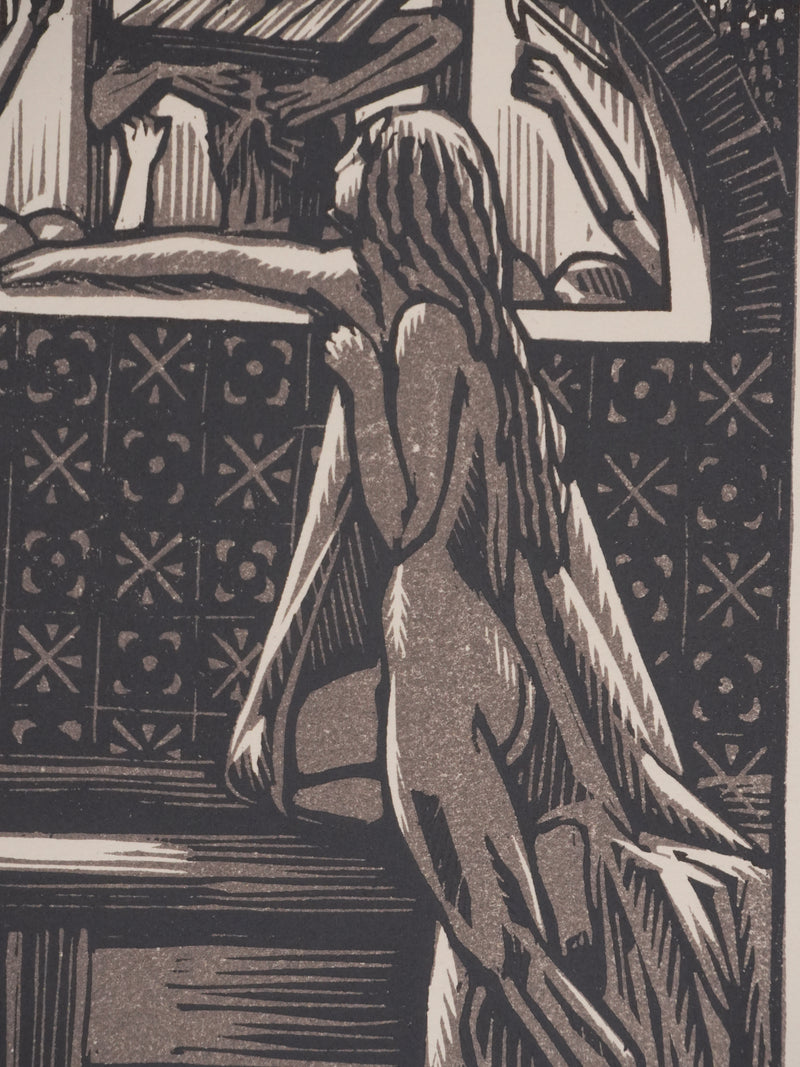 Raphael DROUART : La tentation de Saint Antoine, Gravure originale