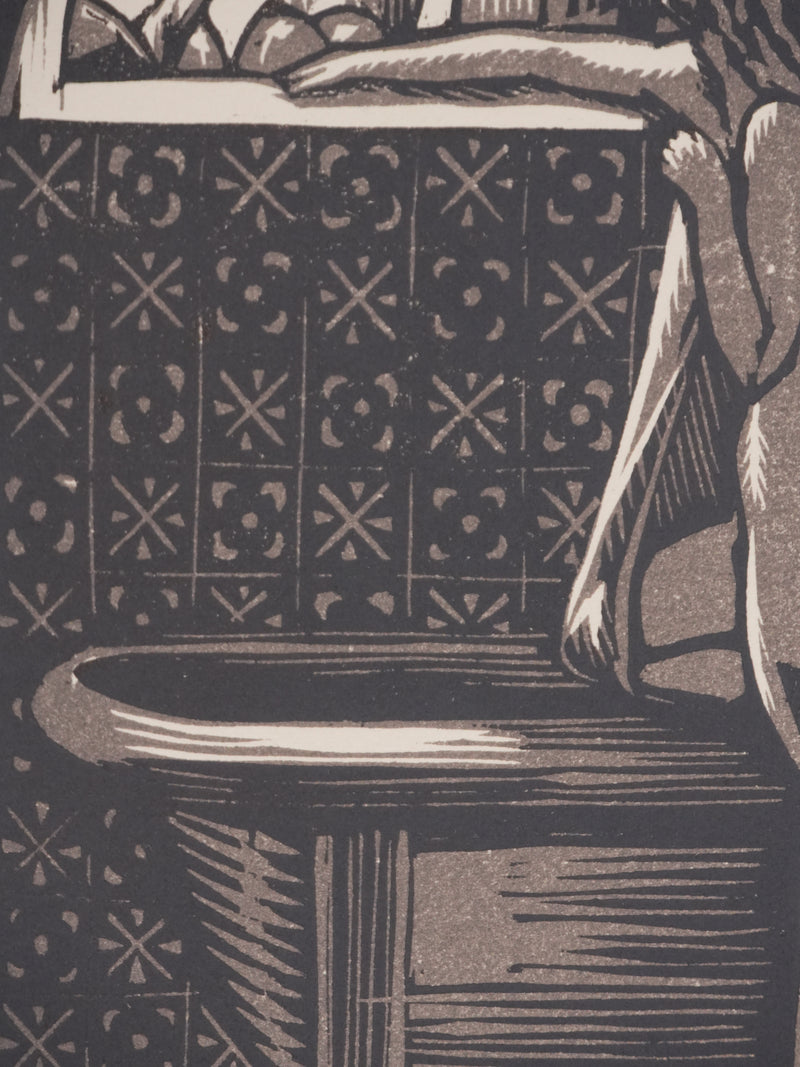 Raphael DROUART : La tentation de Saint Antoine, Gravure originale
