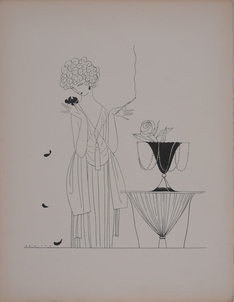 Eduardo Garcia BENITO : Le parfum de la fleur, Lithographie originale signée