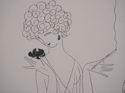 Eduardo Garcia BENITO : Le parfum de la fleur, Lithographie originale signée