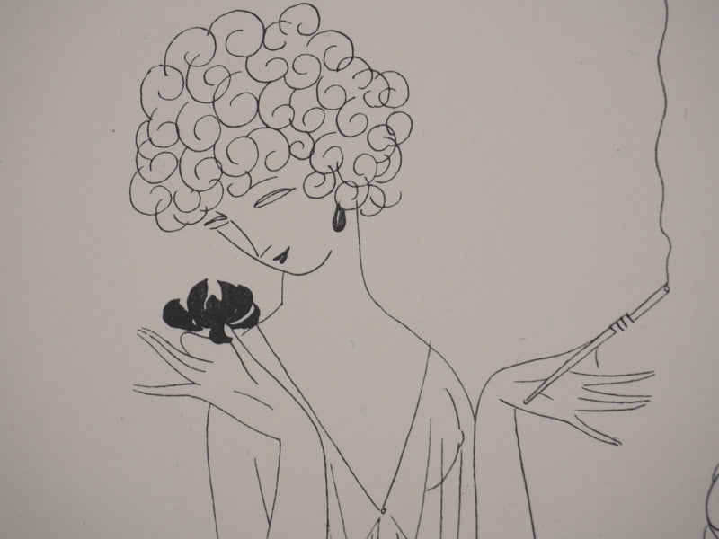 Eduardo Garcia BENITO : Le parfum de la fleur, Lithographie originale signée