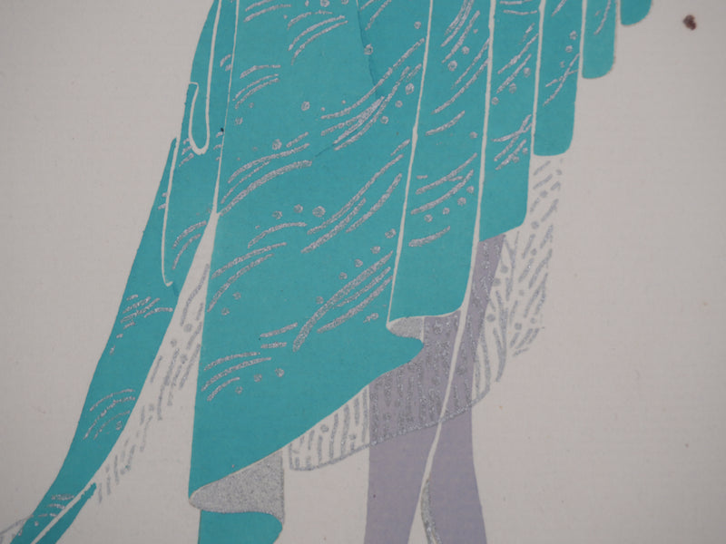 Llano FLORES (dit François CARRERA) : Madame Charlotte, Lithographie originale signée