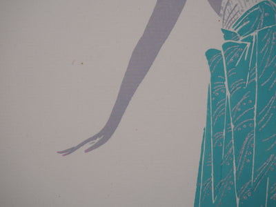 Llano FLORES (dit François CARRERA) : Madame Charlotte, Lithographie originale signée
