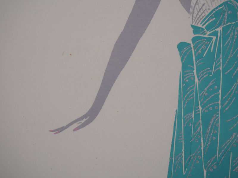 Llano FLORES (dit François CARRERA) : Madame Charlotte, Lithographie originale signée
