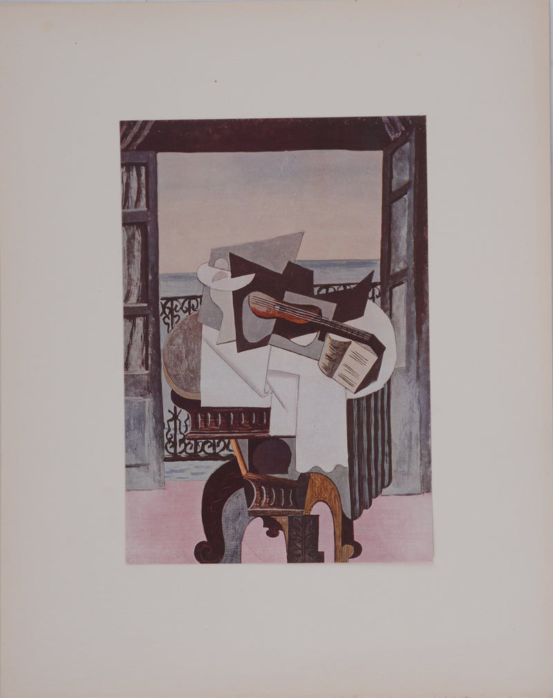 Pablo PICASSO : Fenêtre ouverte à Saint-Raphaël, Héliogravure