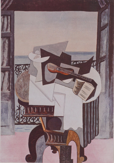 Pablo PICASSO : Fenêtre ouverte à Saint-Raphaël, Héliogravure