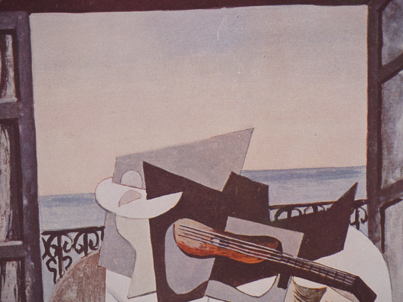 Pablo PICASSO : Fenêtre ouverte à Saint-Raphaël, Héliogravure