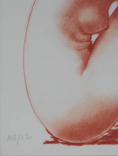 Antonuccio VOLTI : Nu endormi, Lithographie originale signée