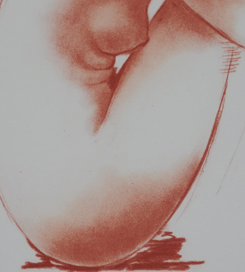 Antonuccio VOLTI : Nu endormi, Lithographie originale signée