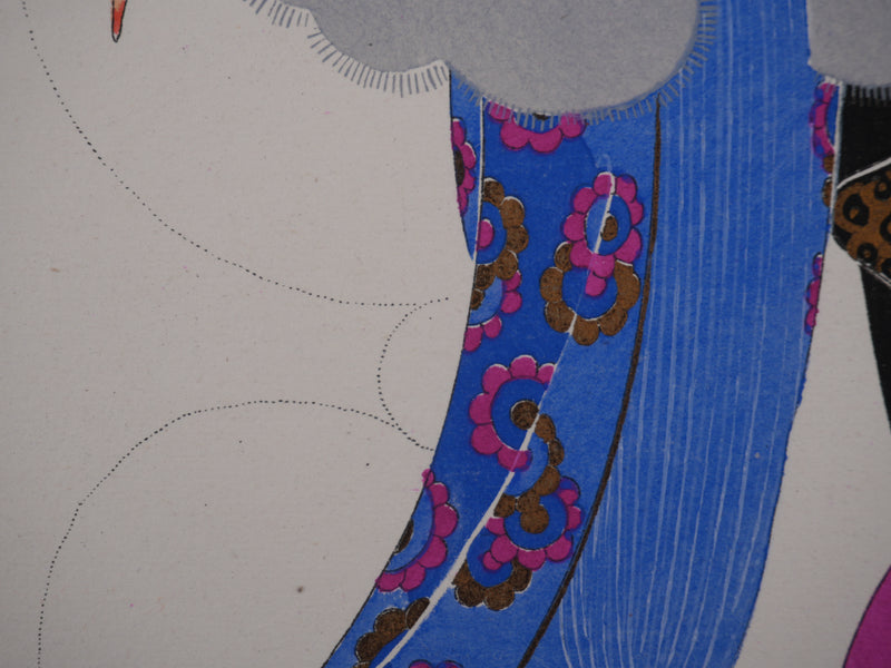 Martha ROMME : Le diner dansant à Shéhérazade, Lithographie originale signée