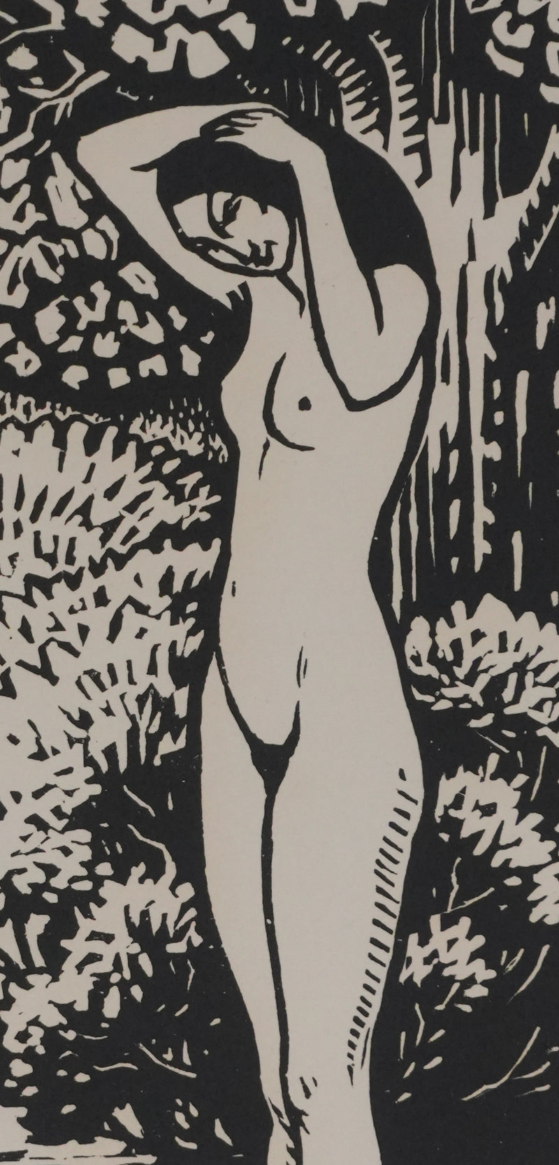 Henri AMEDEE-WETTER : La toilette au ruisseau, Gravure originale signée