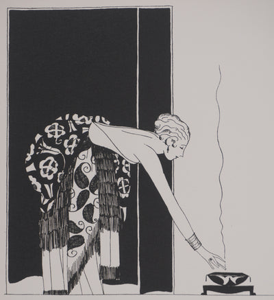 Eduardo Garcia BENITO : Fabre décorateur, La cigarette, Lithographie originale