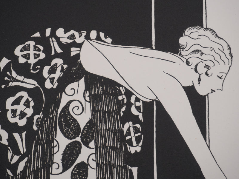 Eduardo Garcia BENITO : Fabre décorateur, La cigarette, Lithographie originale