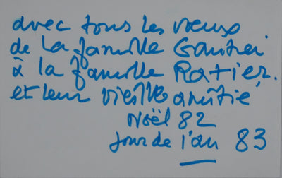 Jacques Gauthier TAL'HOUARN : Les figures abstraites, Dessin original signé