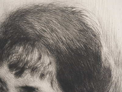 Edgar CHAHINE : Le rire, Gravure originale signée