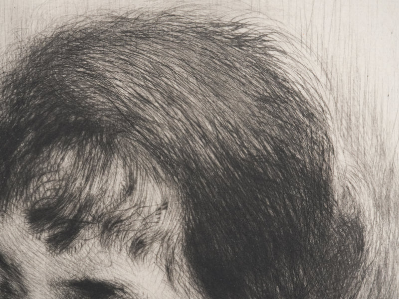 Edgar CHAHINE : Le rire, Gravure originale signée