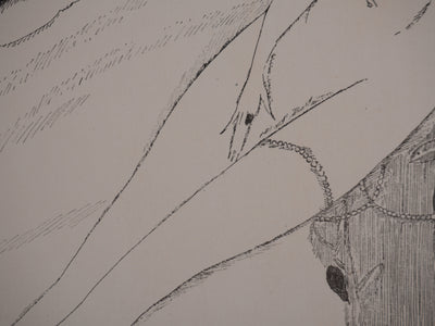 Mario SIMON : Antinéa, La séductrice, Lithographie originale signée