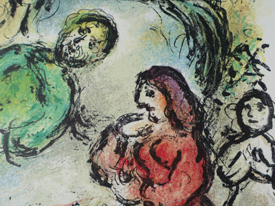 Marc CHAGALL : Le lit dUlysse, Lithographie originale (photo de détail 7) - Crédit photo : Galerie Art.Paris